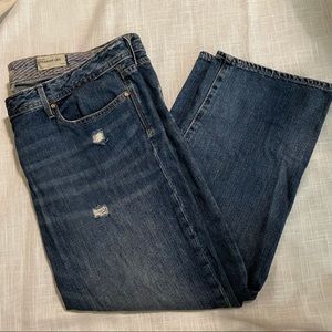 GAP Straight Leg Low Rise Distressed Jeans Size 20